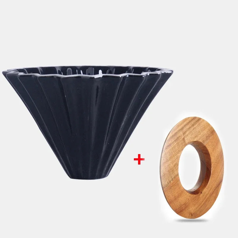 Dripper Céramique Origami — Forme Fleur