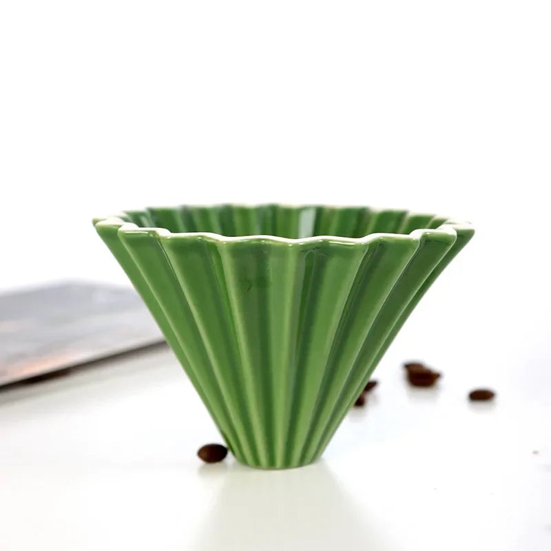Dripper Céramique Origami — Forme Fleur