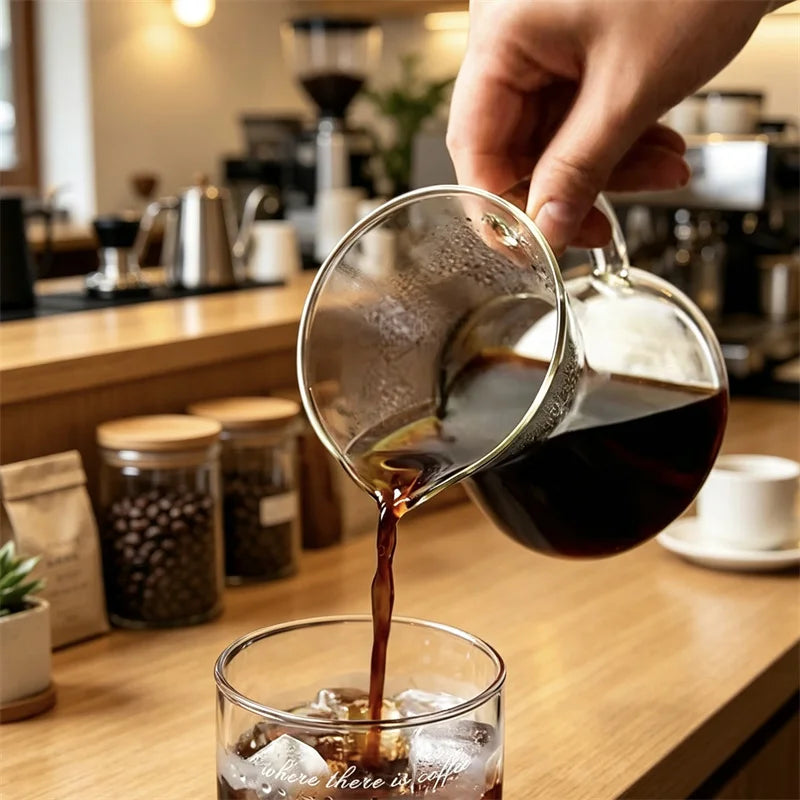 Carafe Verre Pour-Over avec Poignée