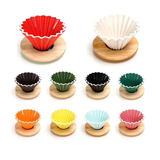 Dripper Céramique Origami — Forme Fleur