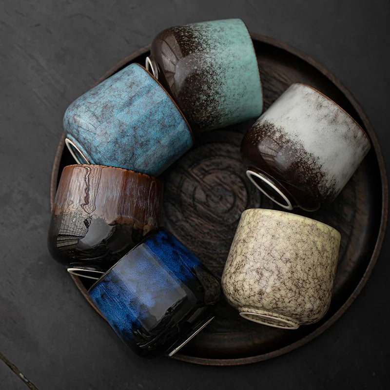 Tasse Céramique Japonaise Émaillée — Kiln-Glaze